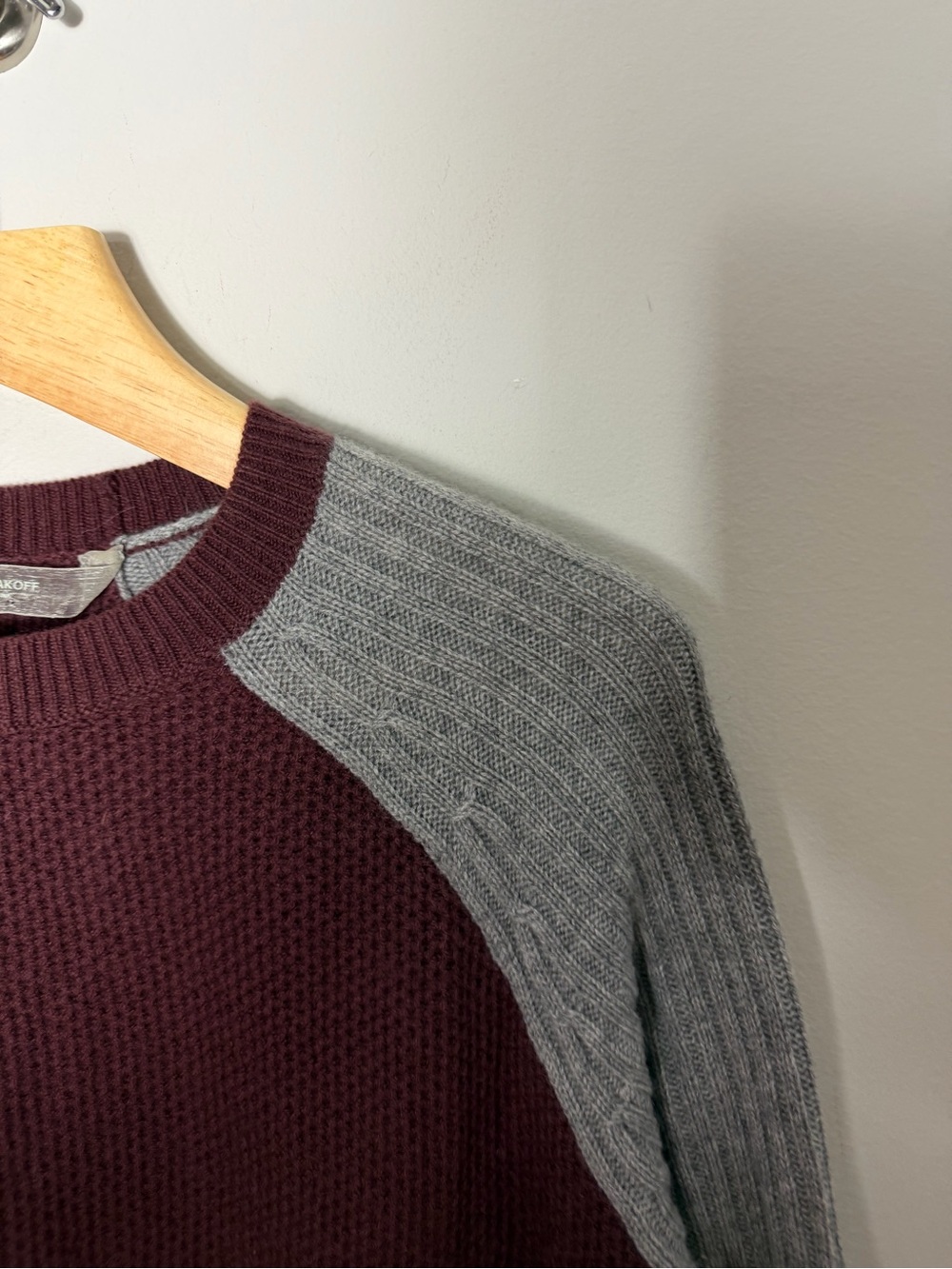 Reed Krakoff Cashmere Colorblock Sweater – Size Small Raglan *e - Picture 3 of 8